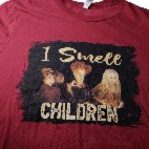 NWOT I Smell Children Sanderson Sisters Hocus Pocus tshirt size large